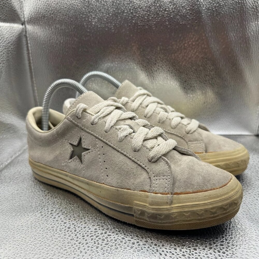 Size 5‎ Converse One Star Pro Low Top Made in USA Beige Suede Womens Shoes